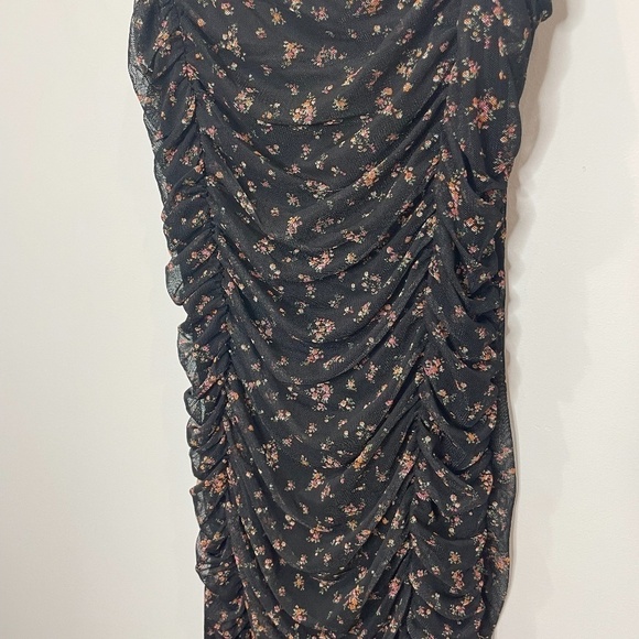 Lunachix Floral Cinched Sides Mini Dress - Picture 2 of 5